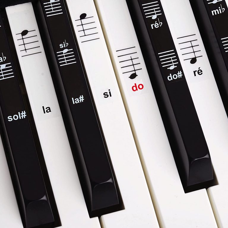 Autocollants et Stickers de Notes pour Piano