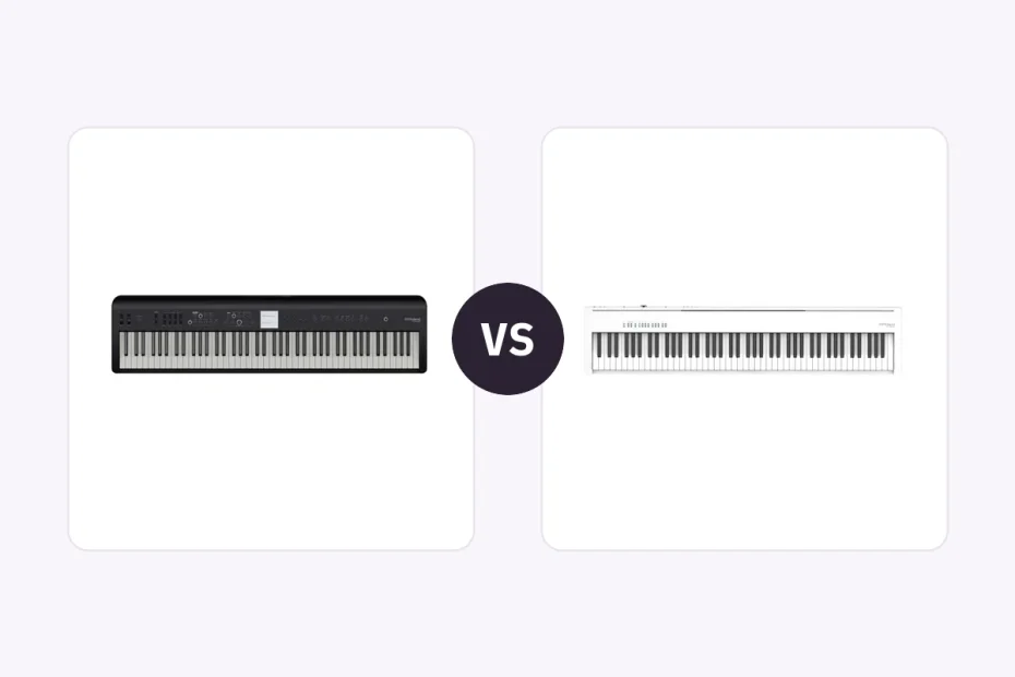 Comparatif des pianos numériques Roland FP-E50 et Roland FP-30X